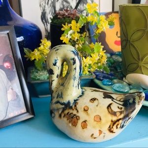 TONALA Mexican Pottery Swan